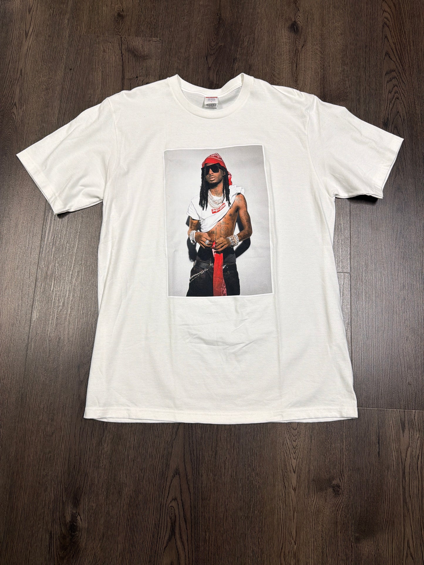 Supreme White Playboy Carti Tee