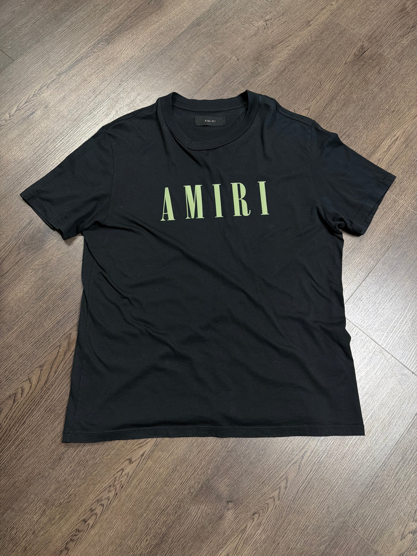 Amiri Black Olive Tee