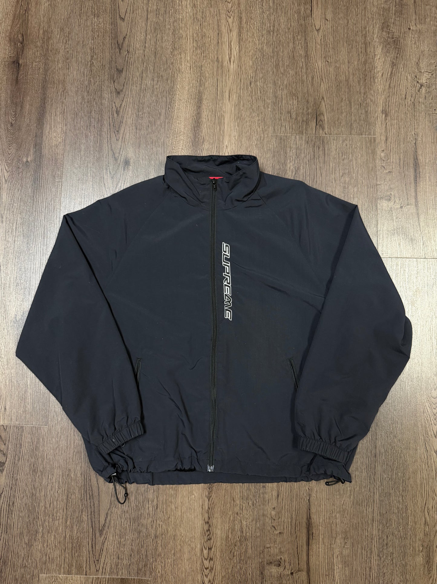 Supreme Black Track Zip Up