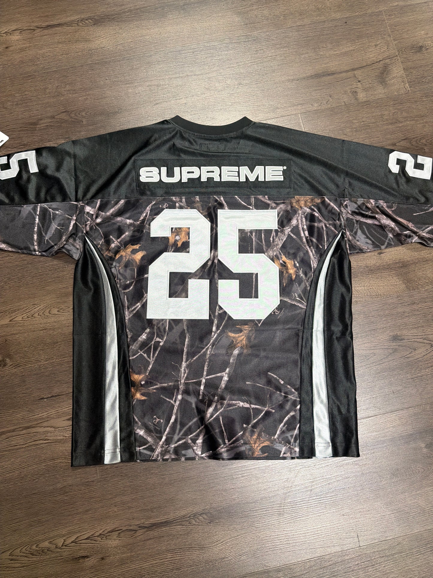 Supreme Breast Cancer Awareness Black Football Jersey