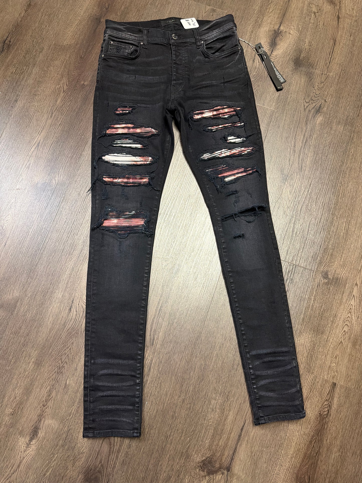 Amiri MX 1 Red Marble Patch