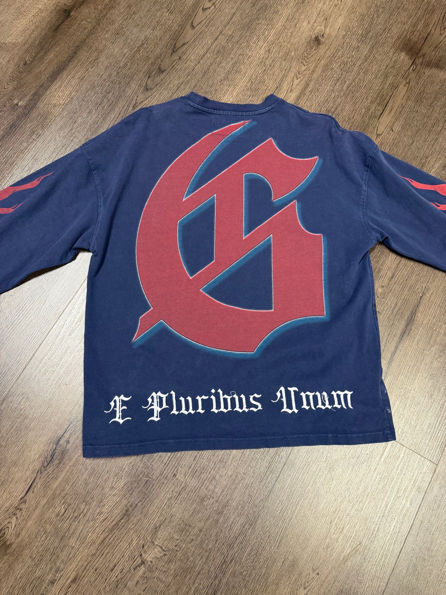 Godspeed Chess Blue/Red Long-Sleeve
