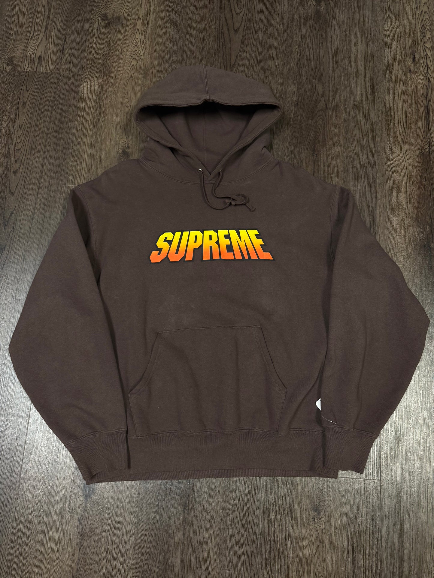 Supreme Brown Gradient Hoodie