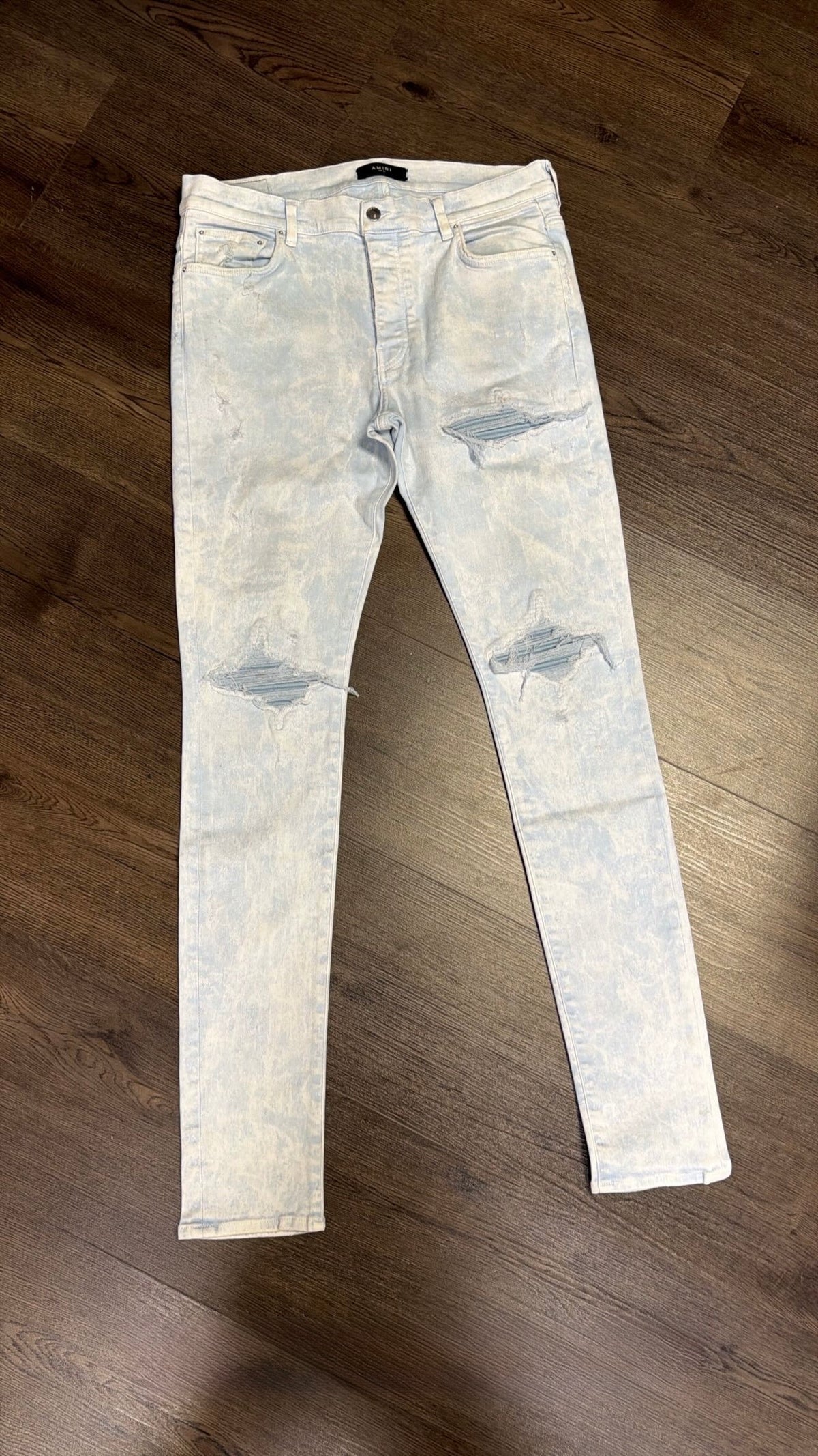 Amiri MX 1 Ice Blue Patch