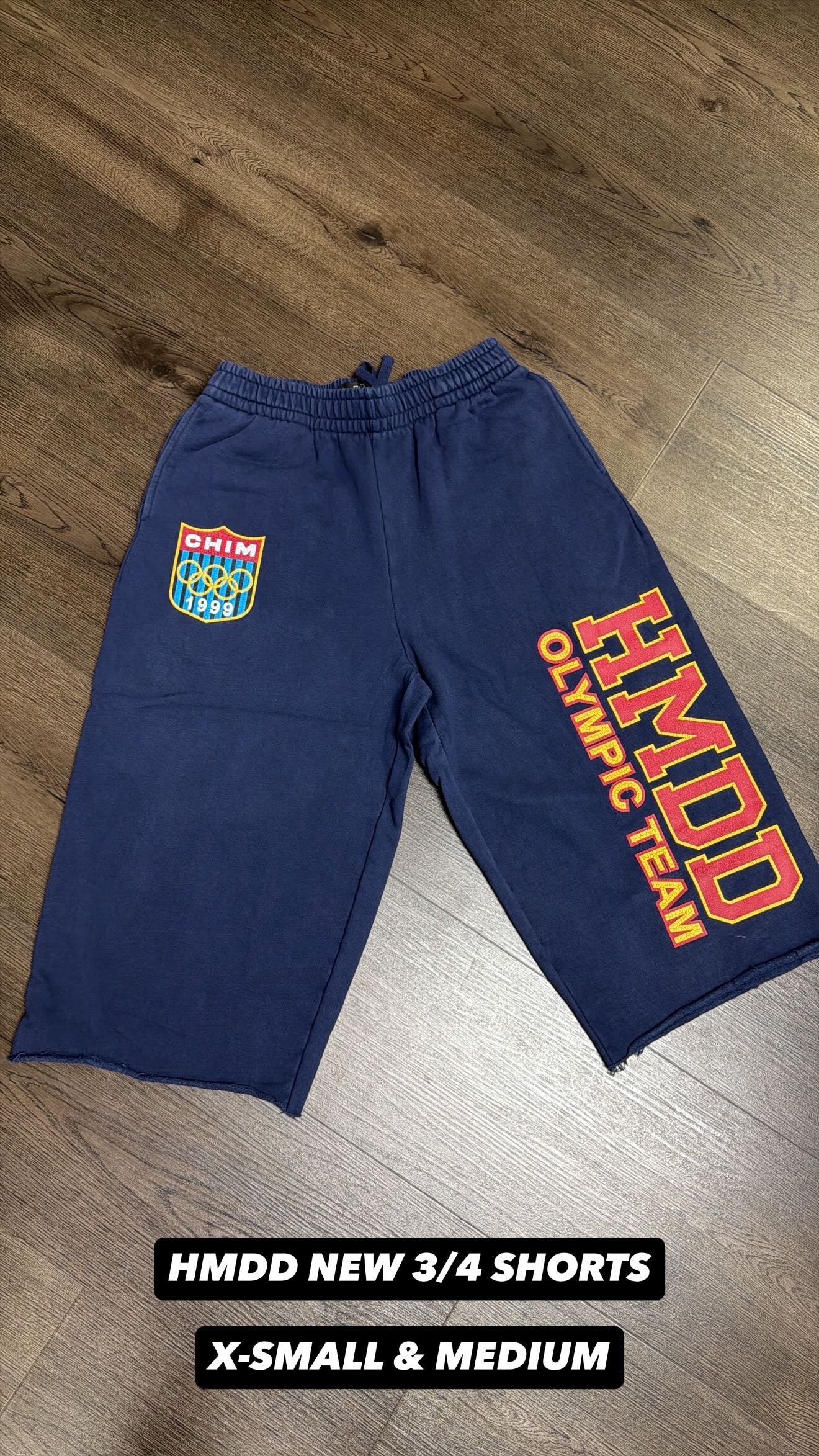 HMDD Navy 3/4 Shorts