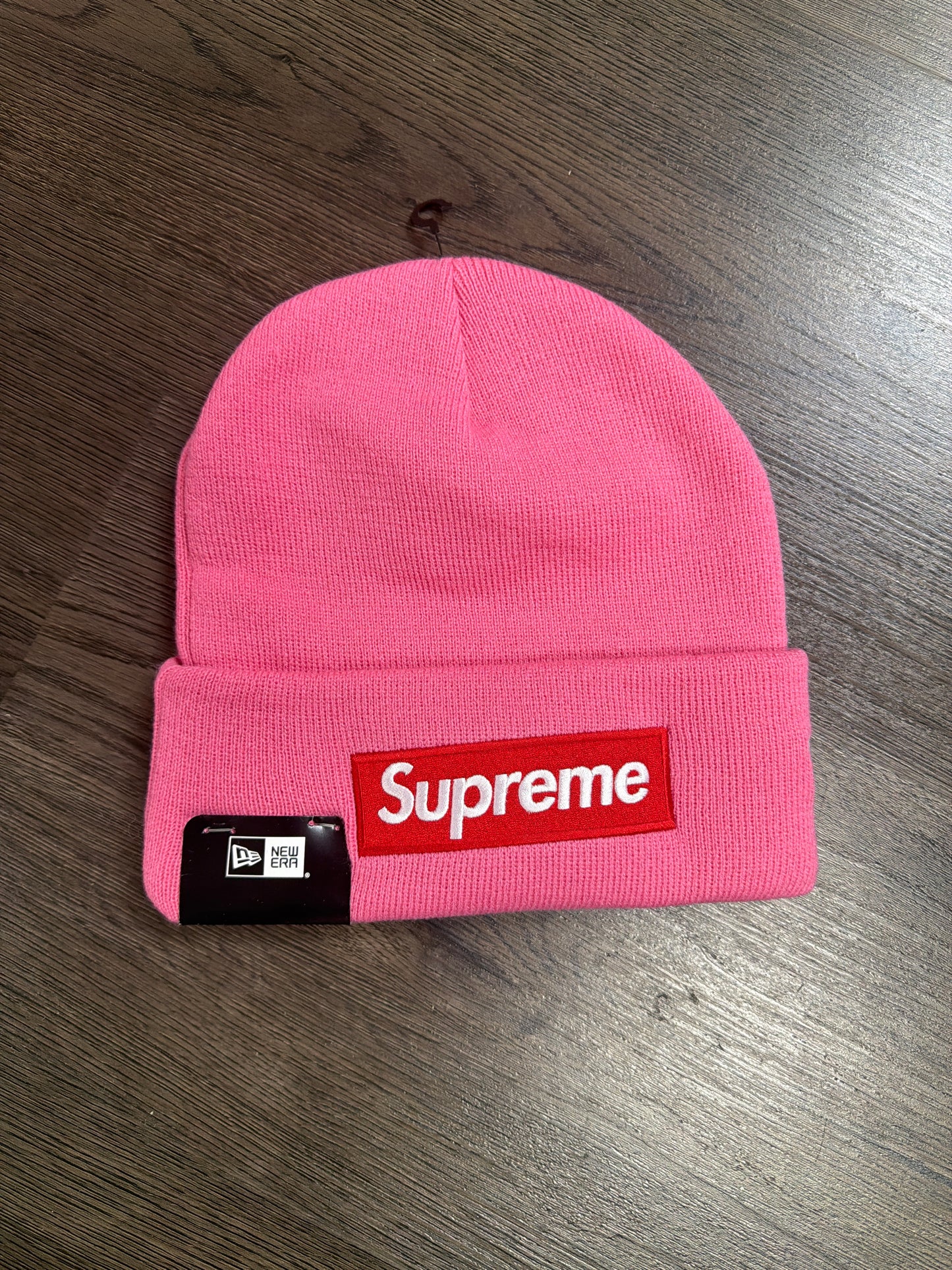 Supreme Pink Box Logo Beanie