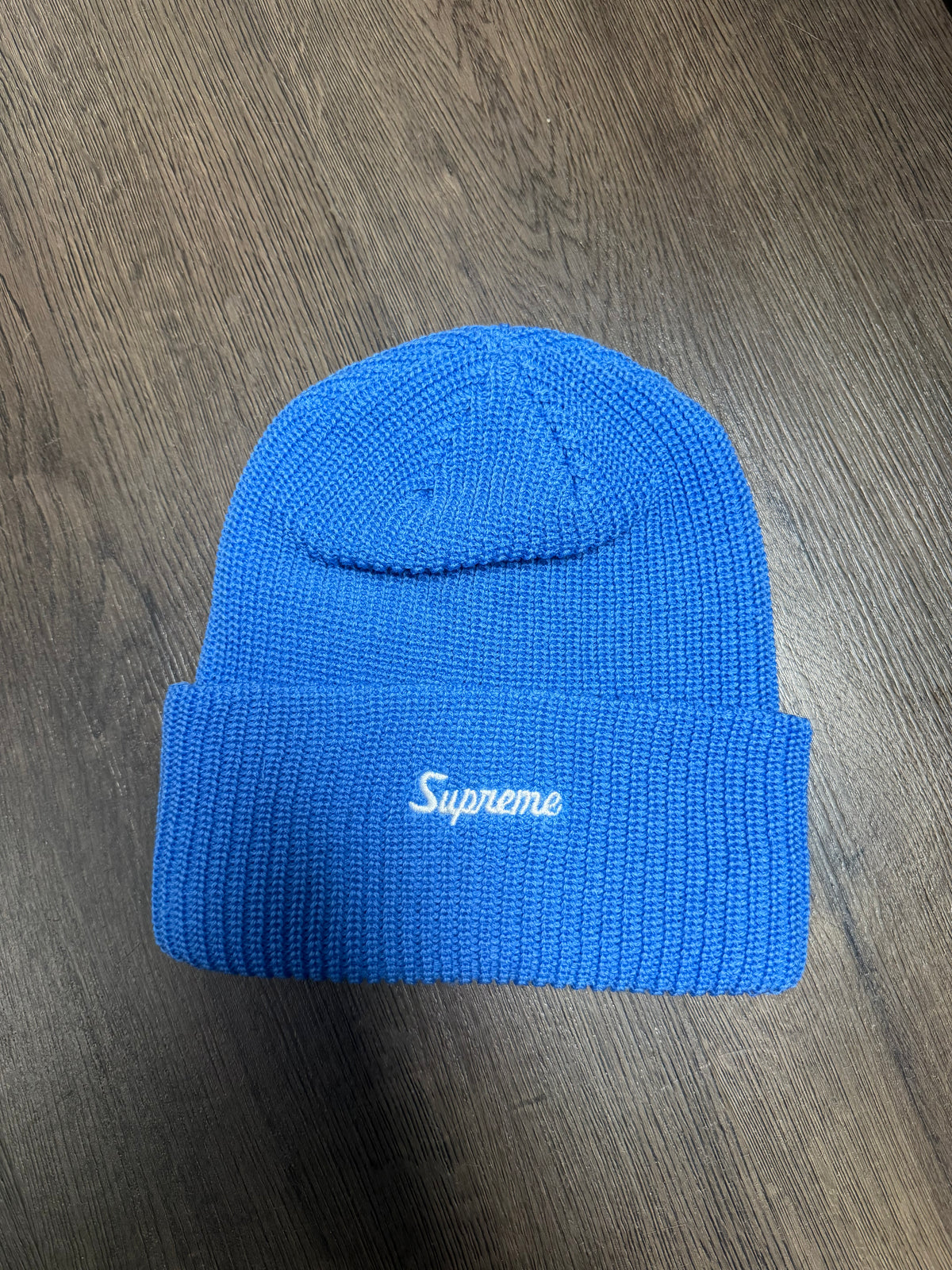 Supreme Blue Loose Gauge Beanie