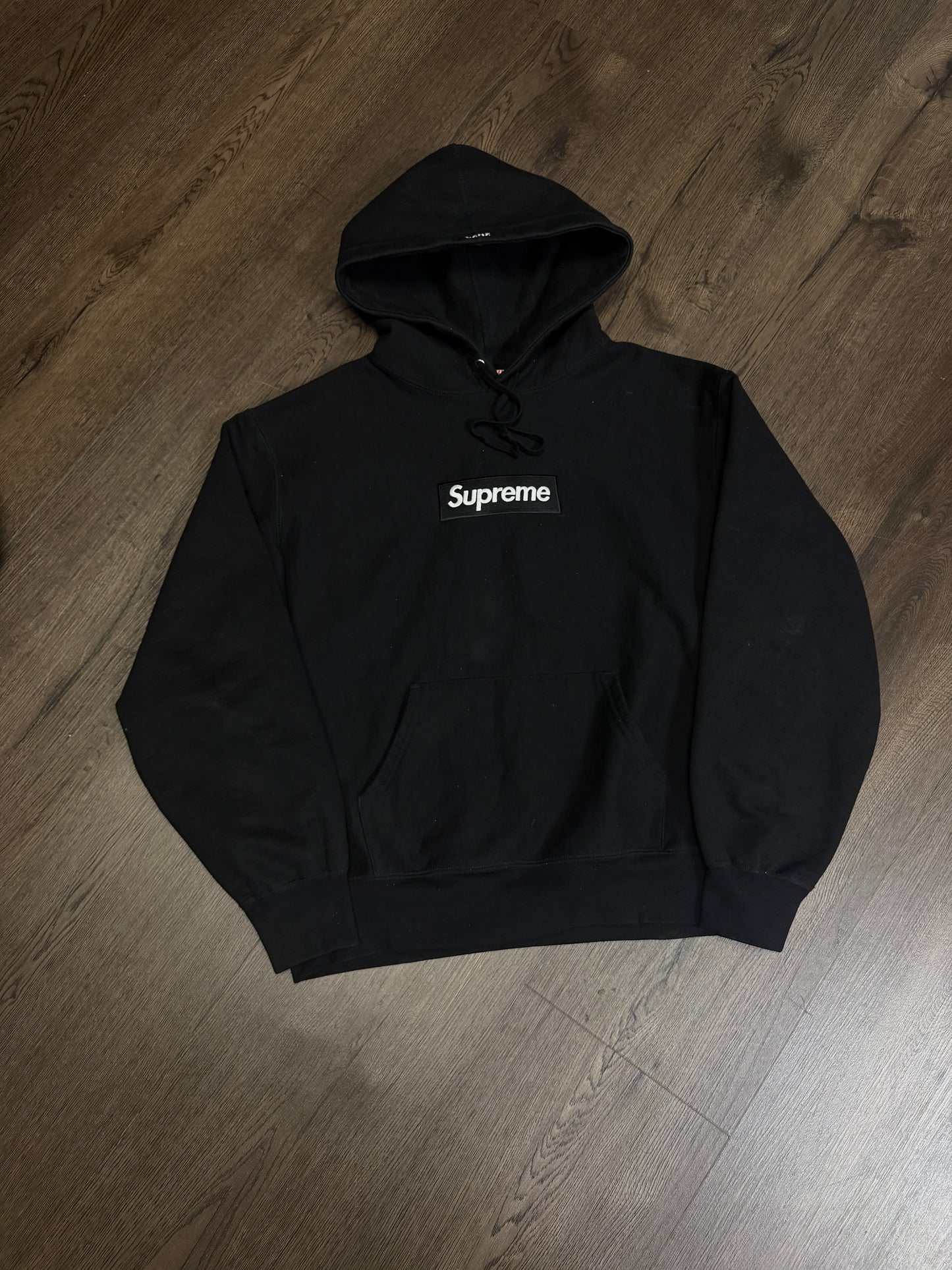 Supreme Black Box Logo Hoodie