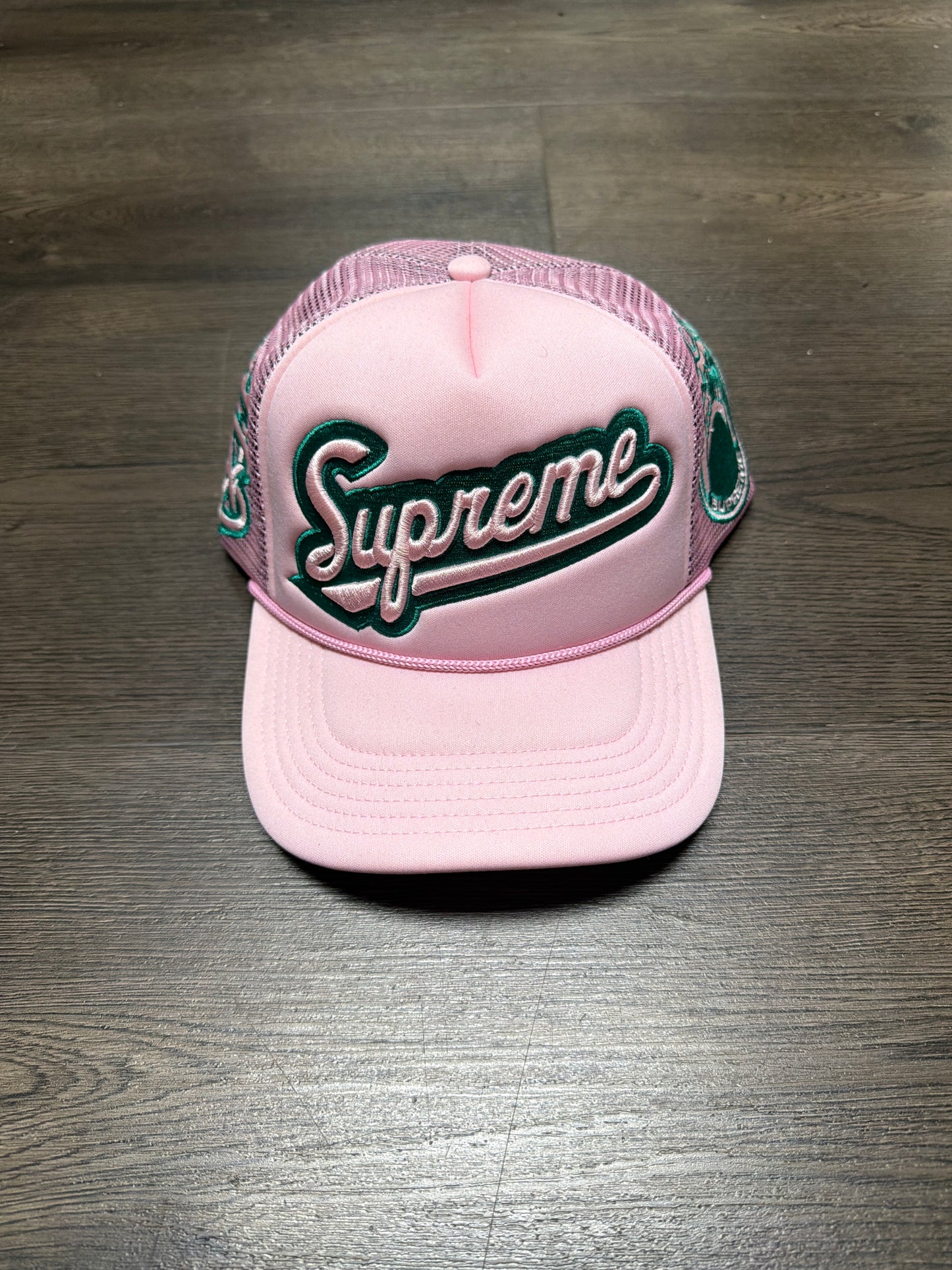 Supreme Pink University Hat