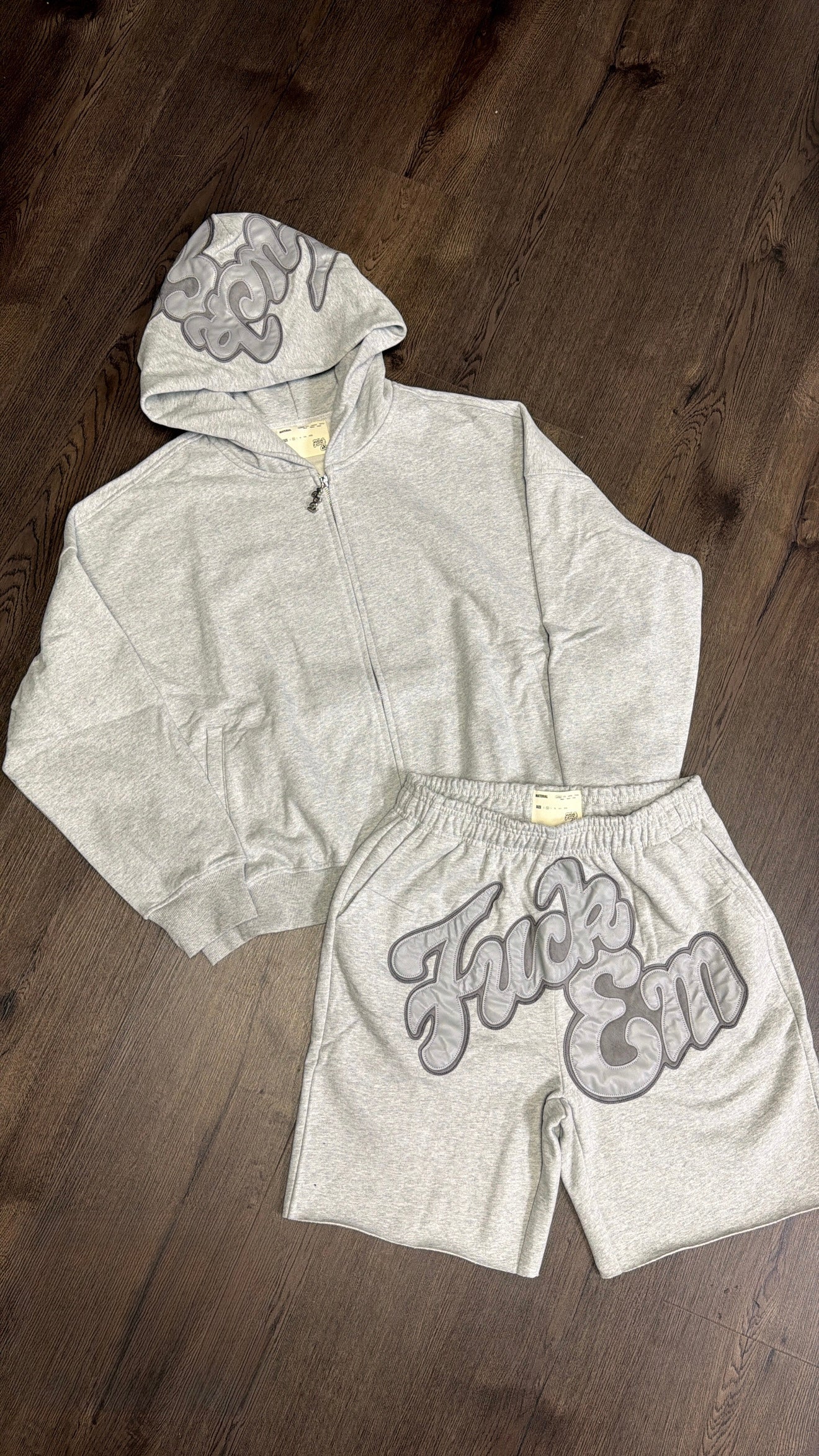 Fuck Em Grey Short Set