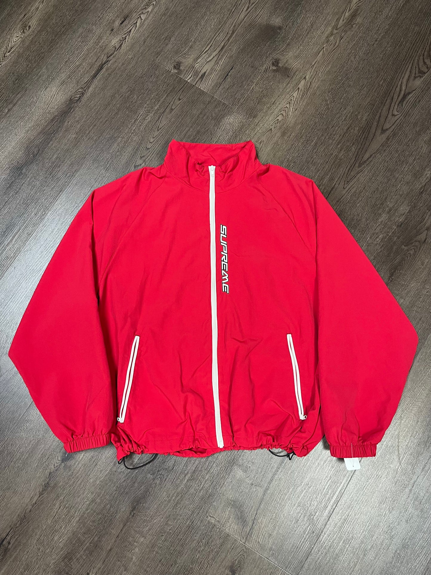 Supreme Red Track Zip Up