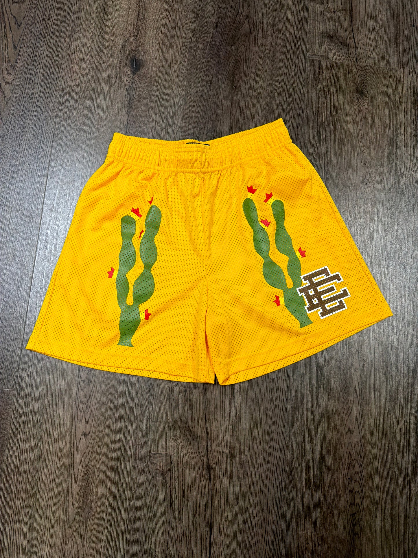 EE Cactus Yellow Green Red Shorts