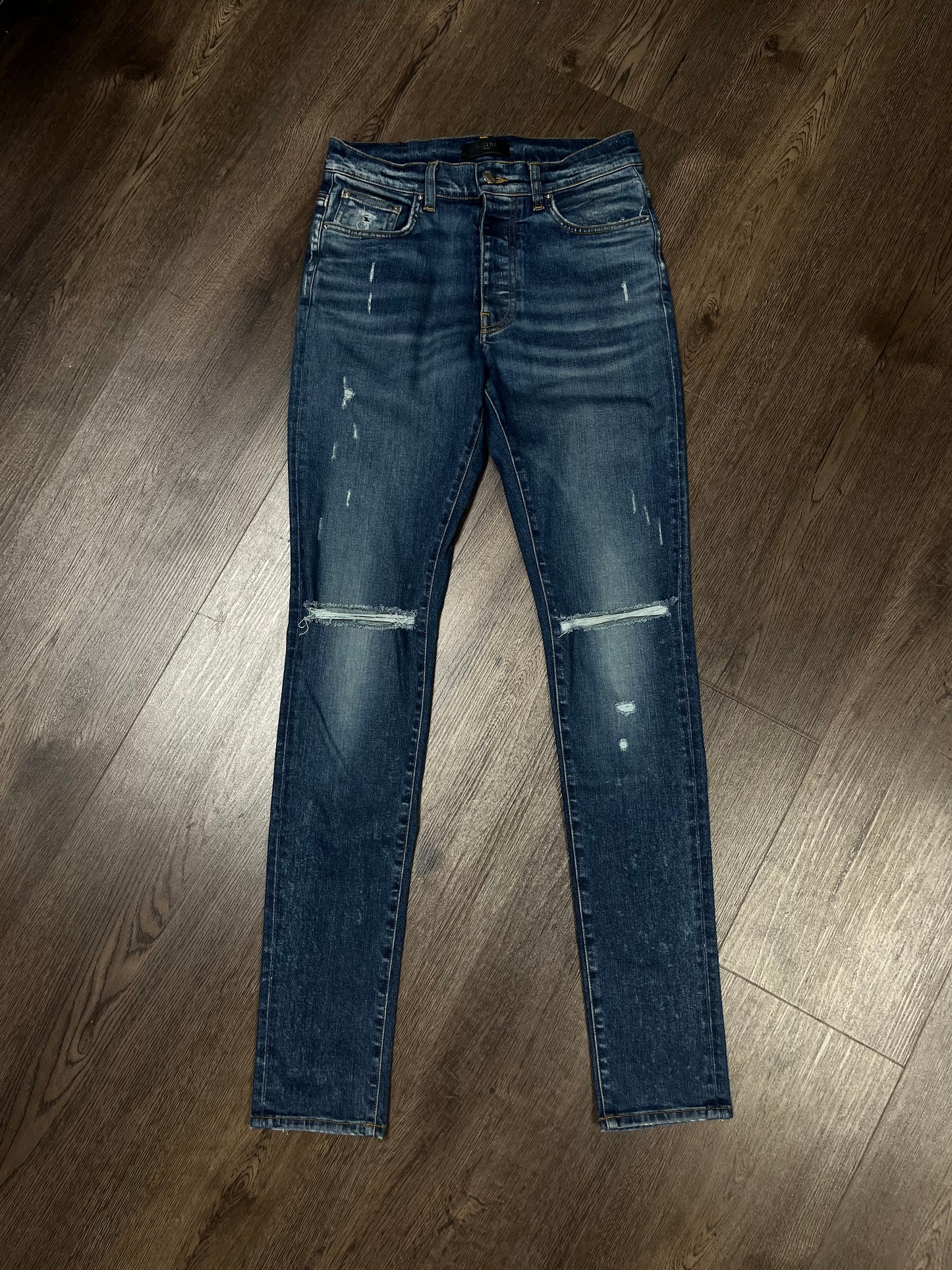 Amiri MX 1 Blue Plain Jane