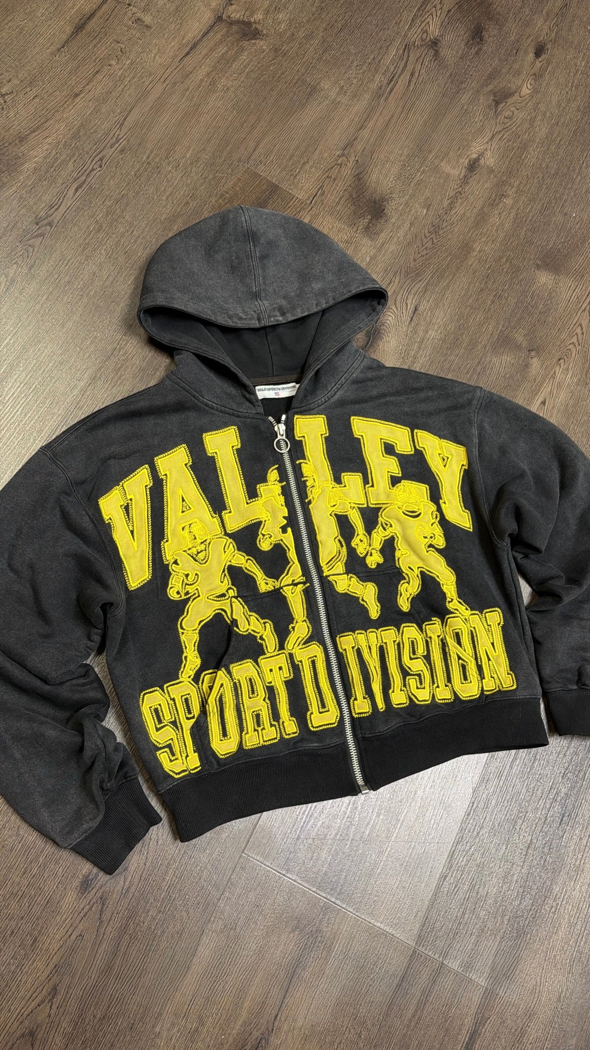 Valley Dreams Black Yellow Zip Up