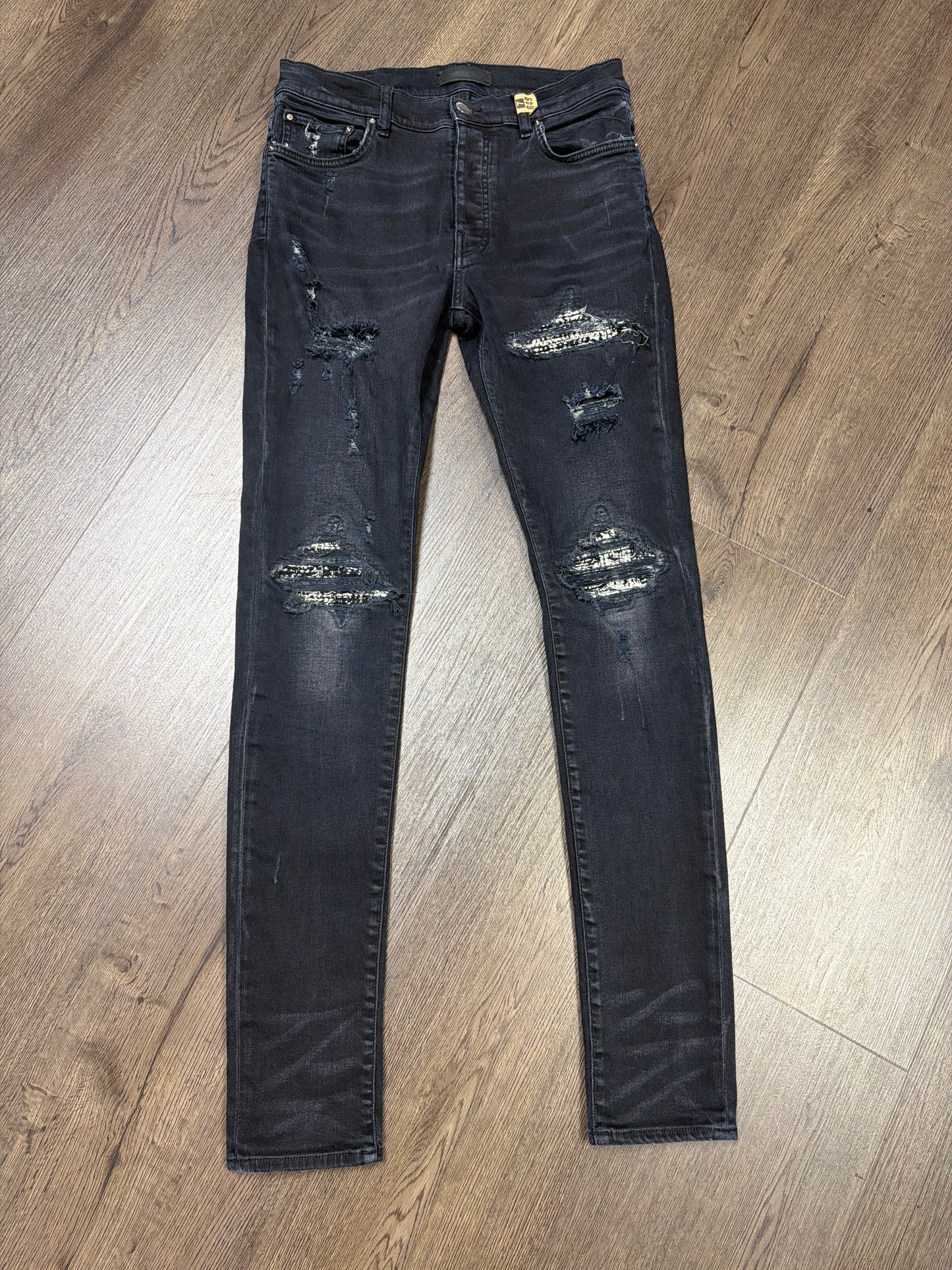 Amiri MX 1 Black White Patch