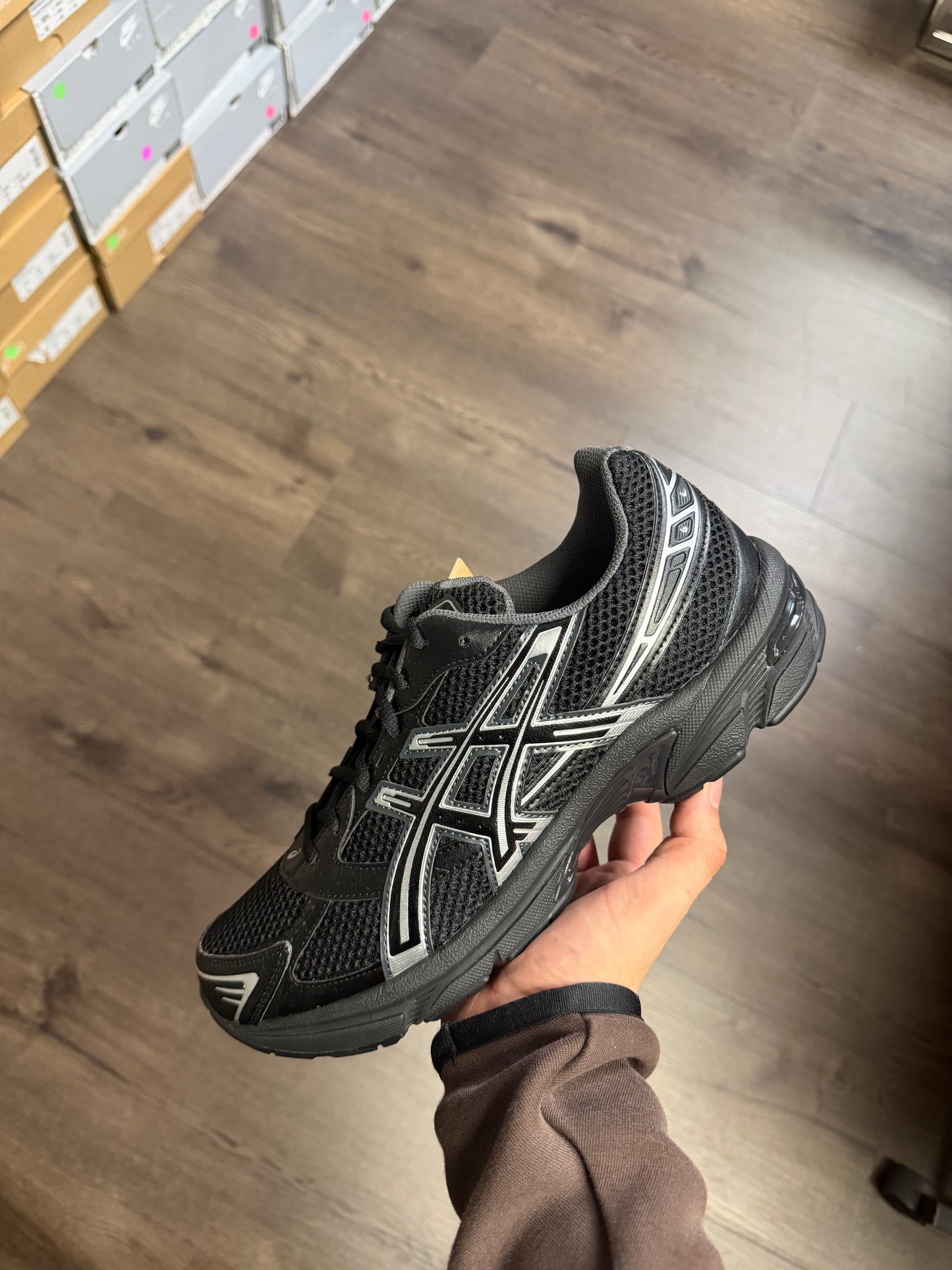ASICS Gel-1130 “Black Pure Silver”