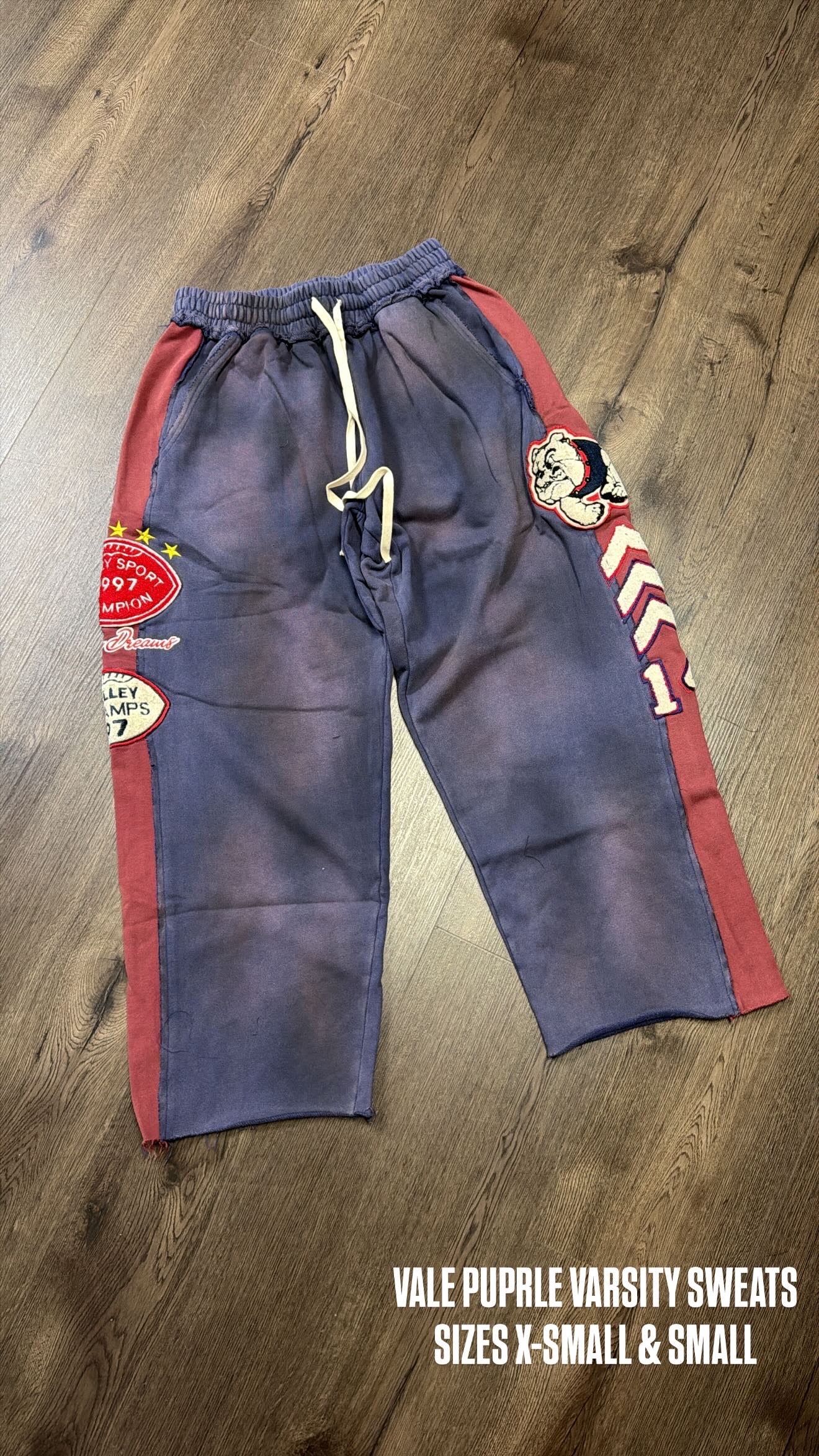 Valley Dreams Purple Varsity Sweats
