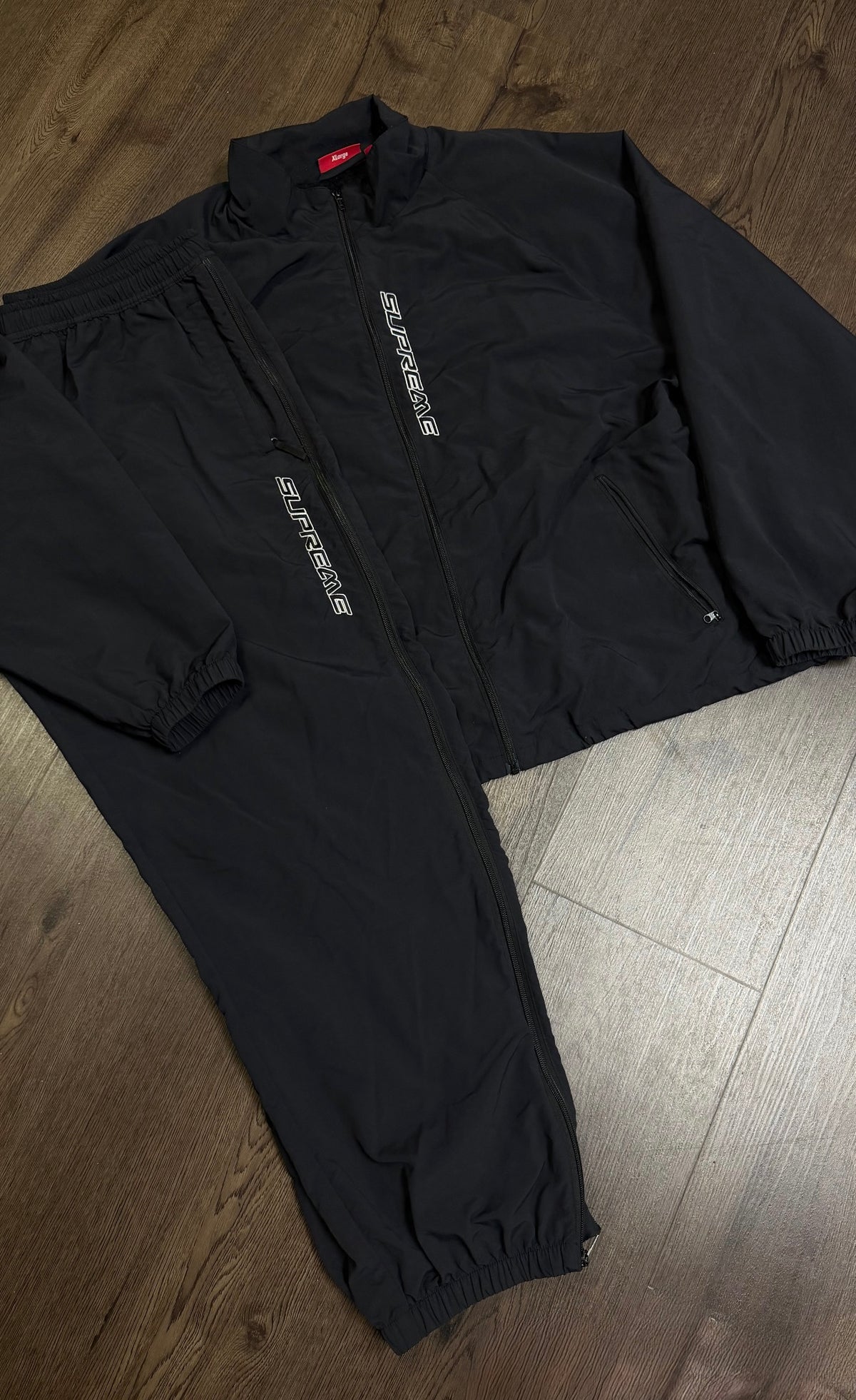 Supreme Black Nylon Track Set