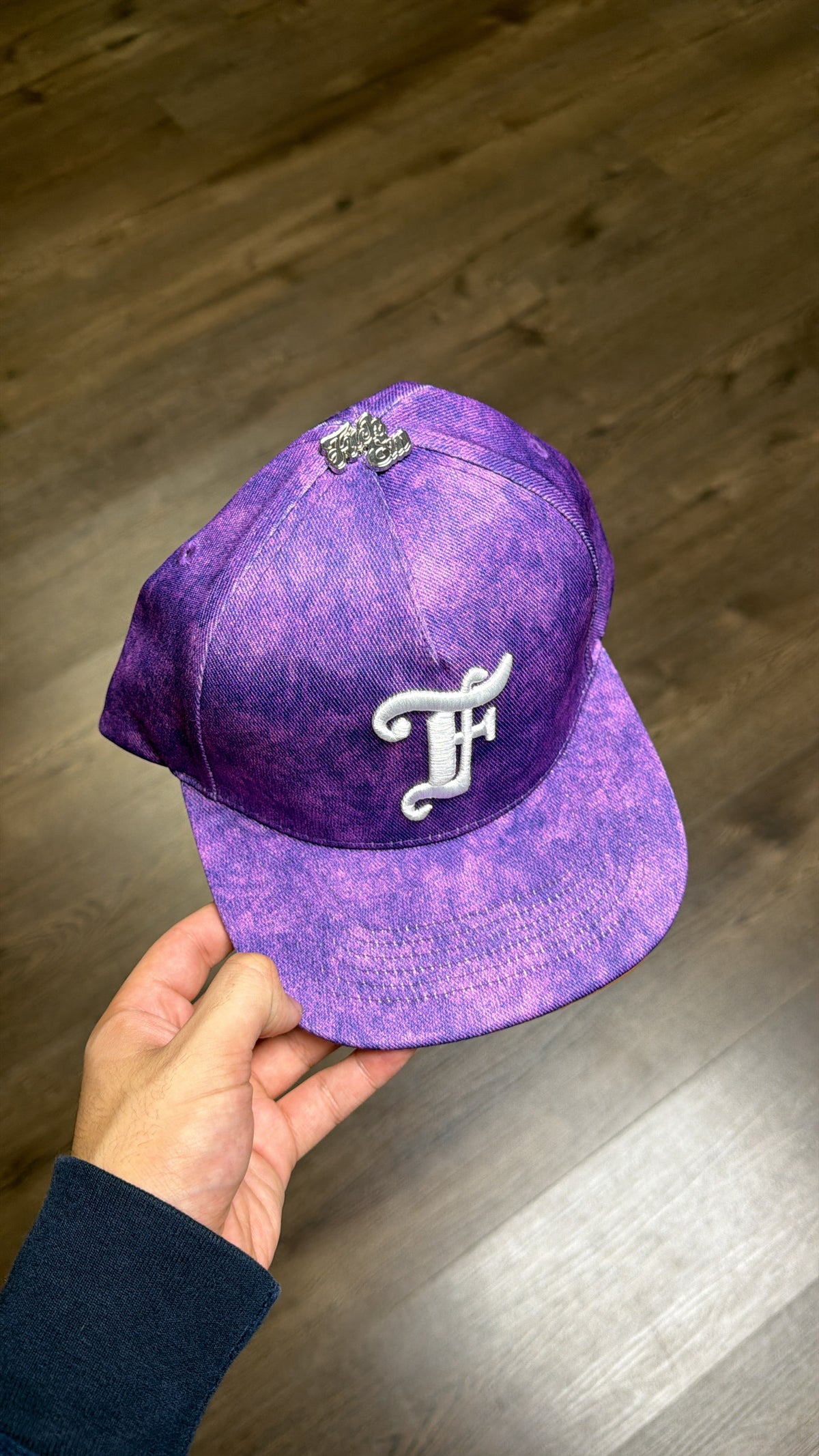 Fuck Em Purple Leather Hat