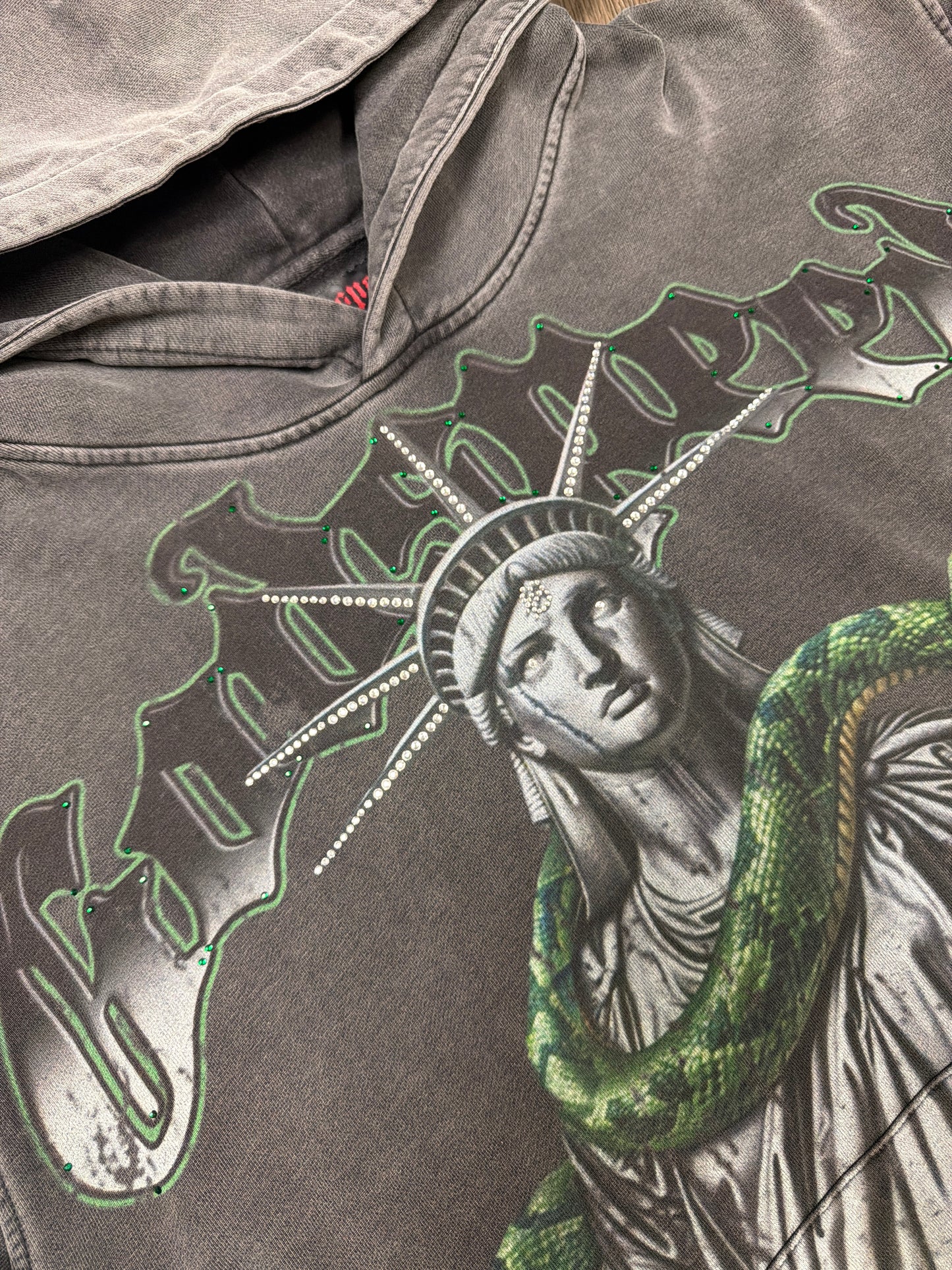 Godspeed Snake Statue of Liberty Hoodie
