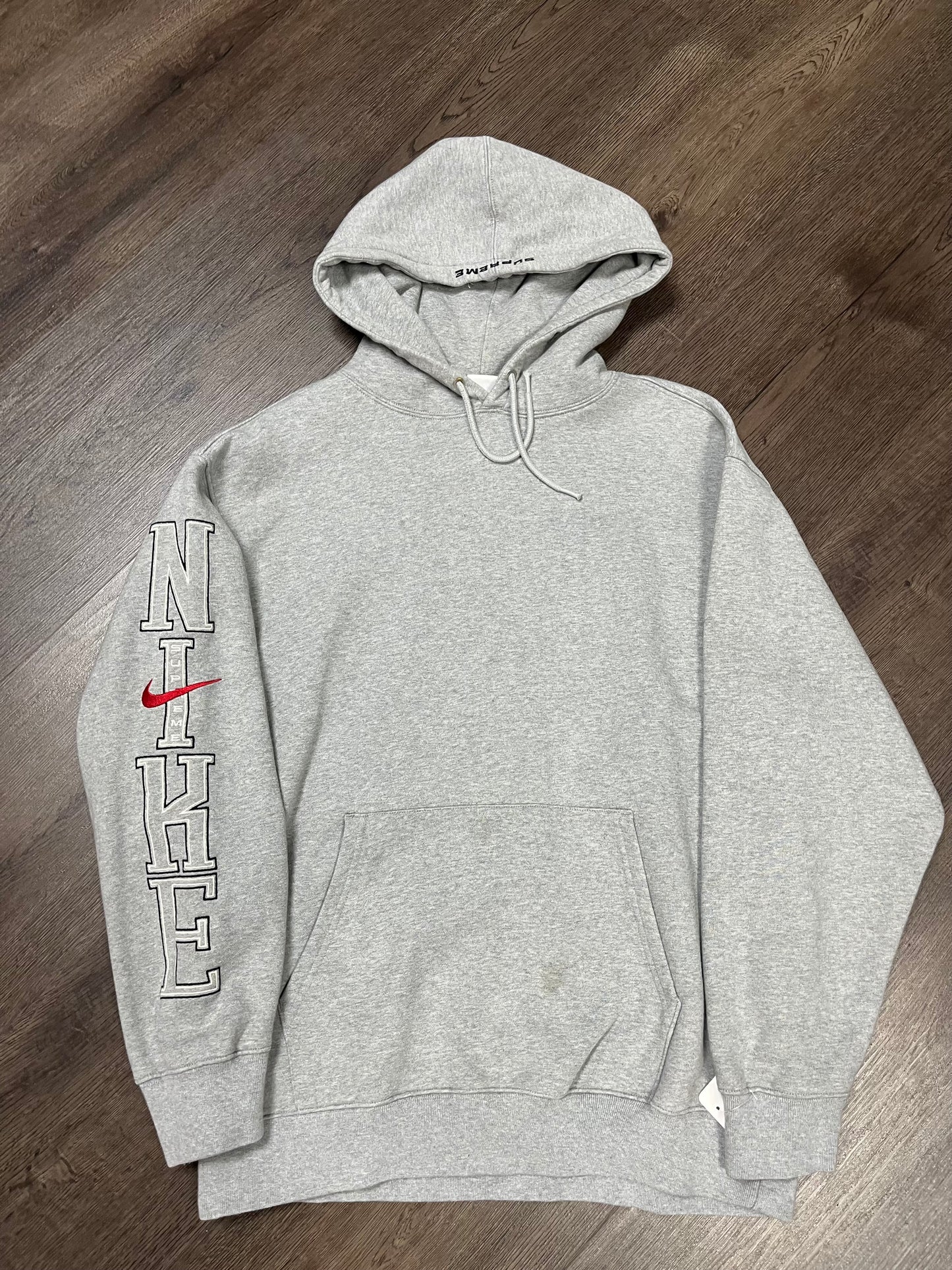 Supreme x Nike Grey Hoodie