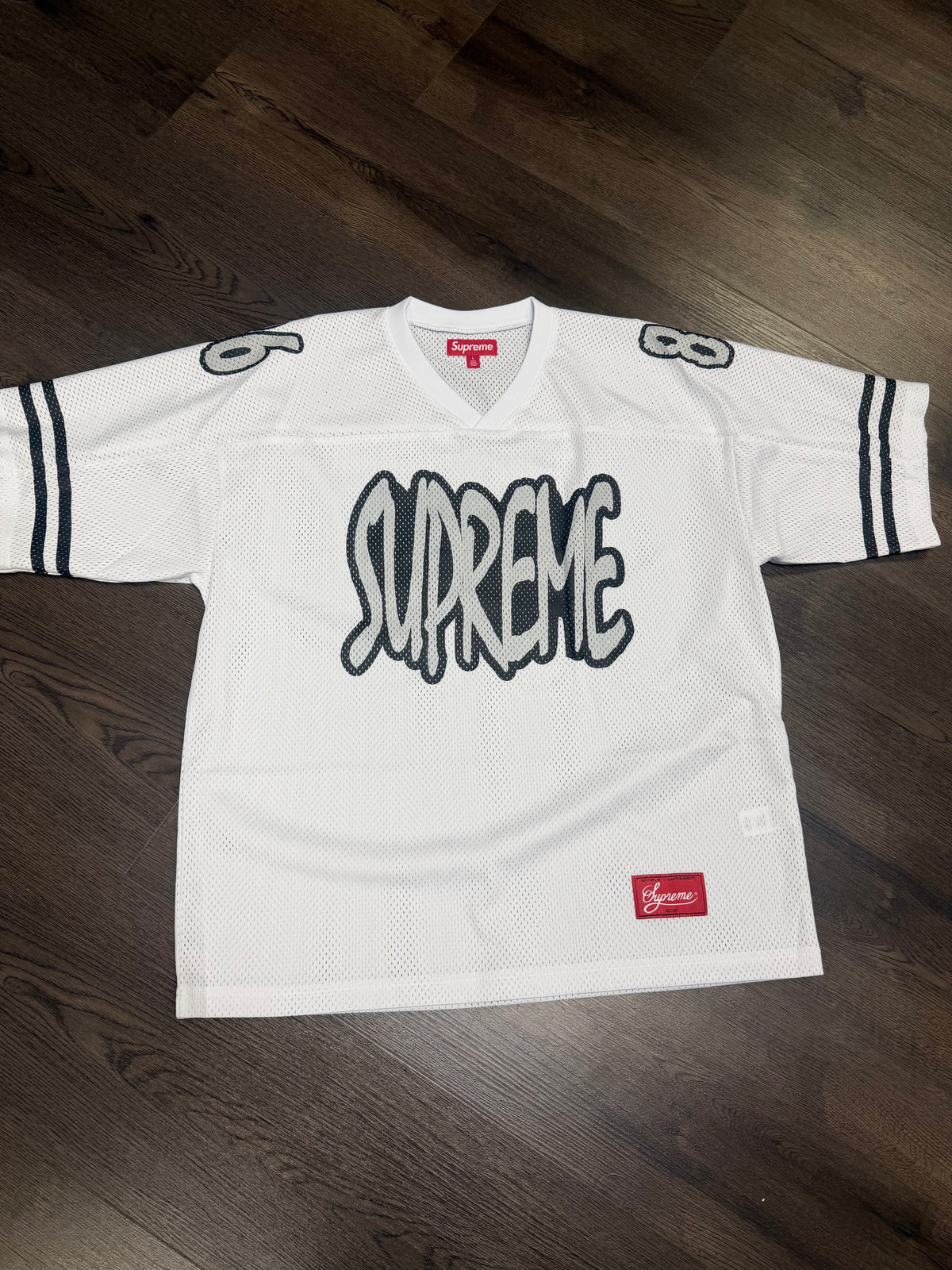 Supreme White Grey Jersey