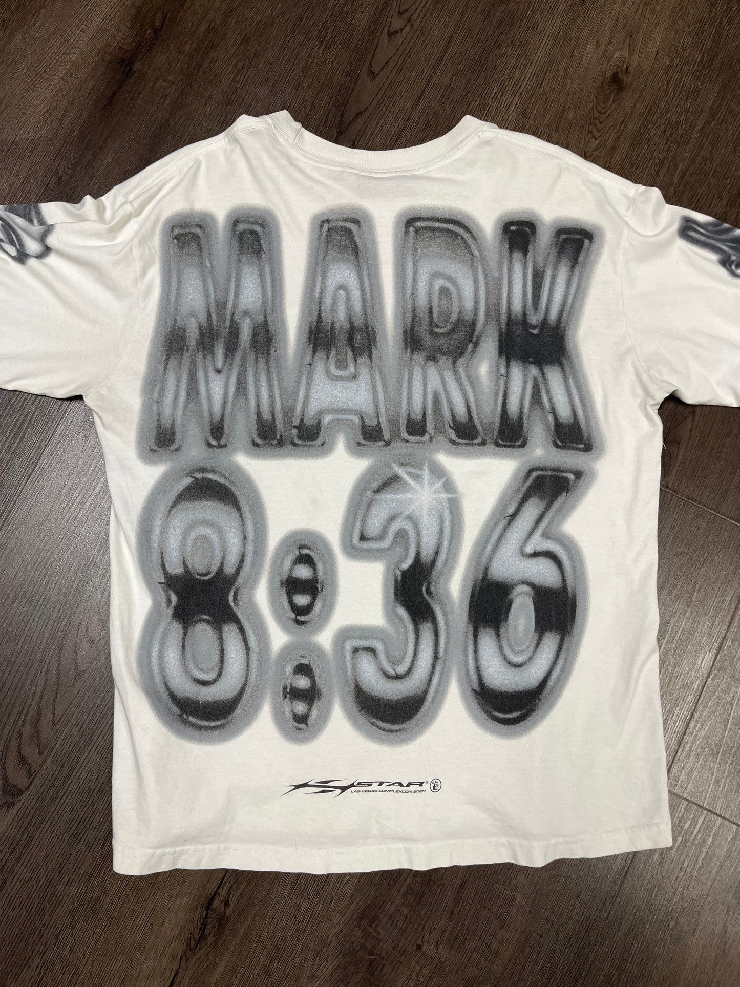 Hellstar White Grey Mark 8:36 Long-Sleeve