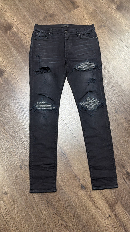 Amiri MX 1 Grey Bandana Patch