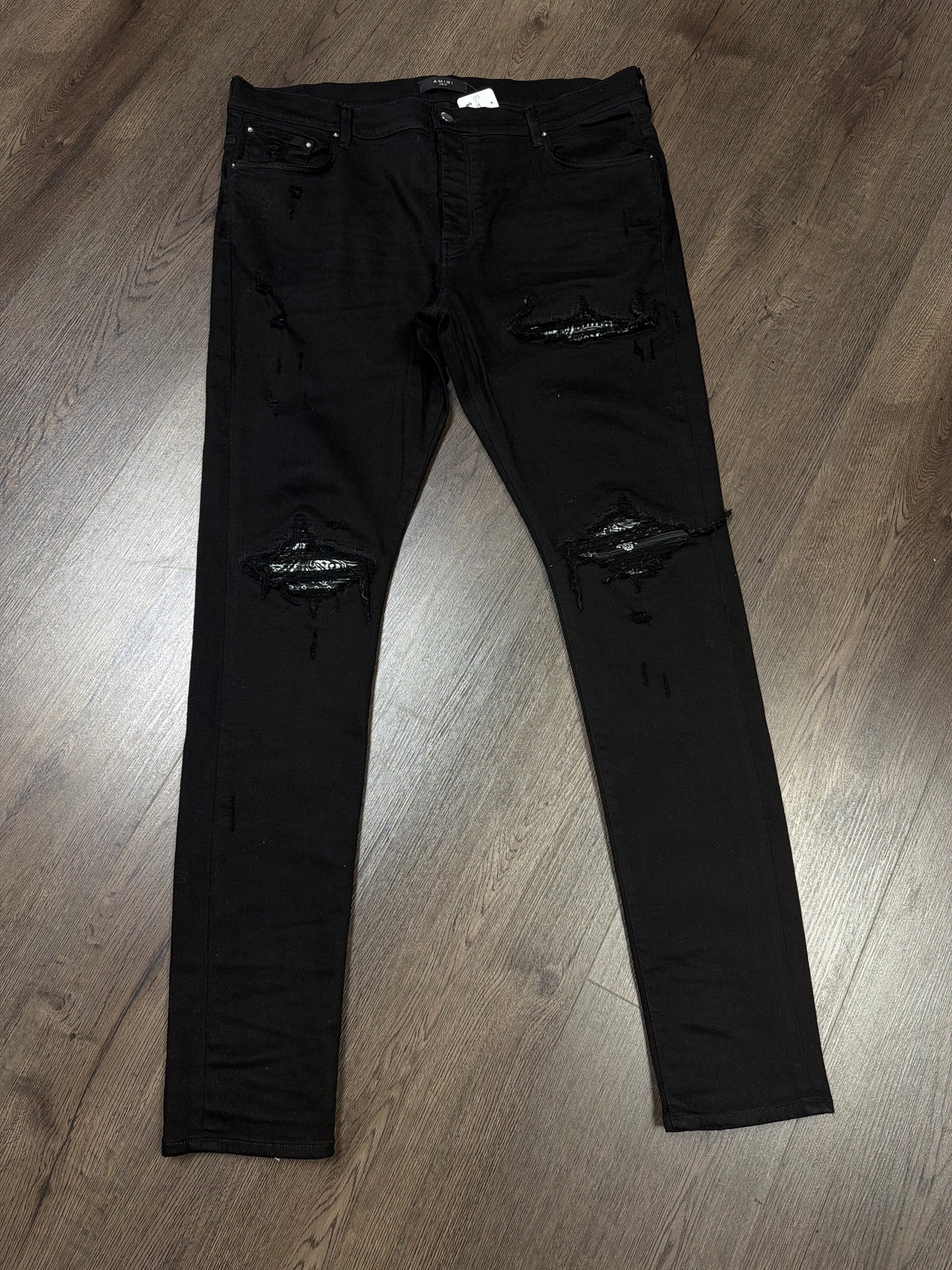 Amiri MX 1 Black White Bandana Patch