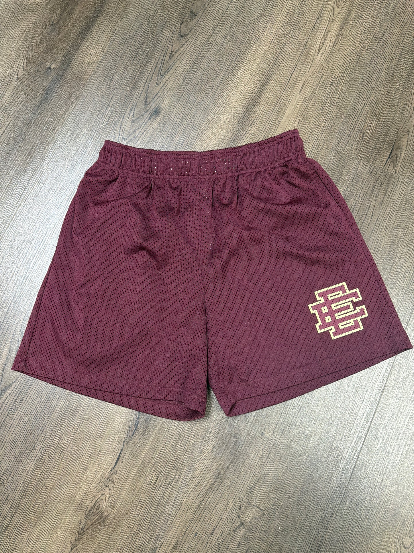 EE Burgundy Gold Shorts