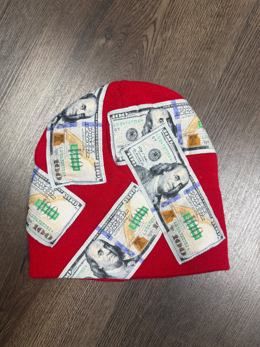 Supreme Red Money Beanie