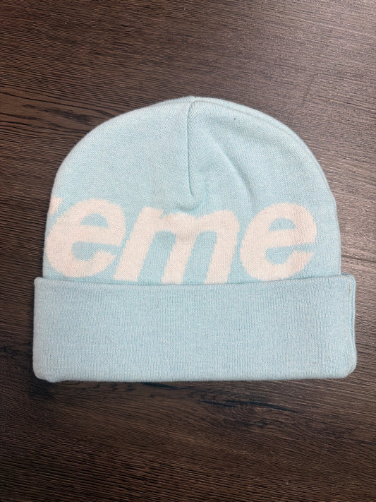 Supreme Ice Blue Big Bogo Beanie