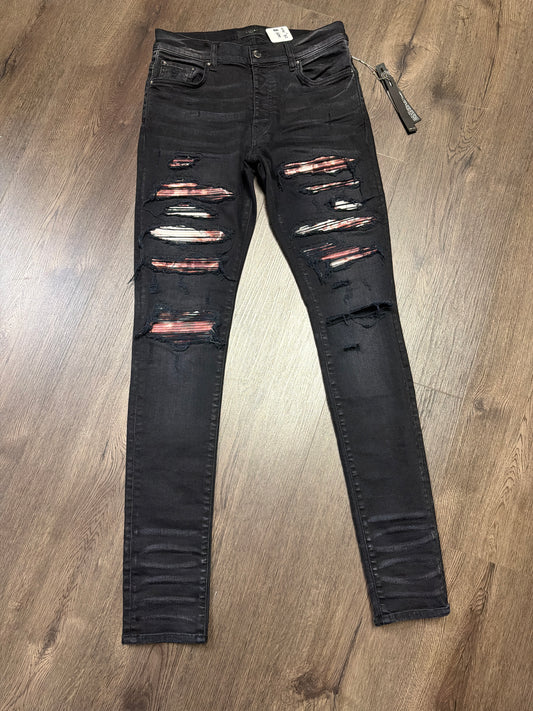 Amiri MX 1 Red Marble Patch