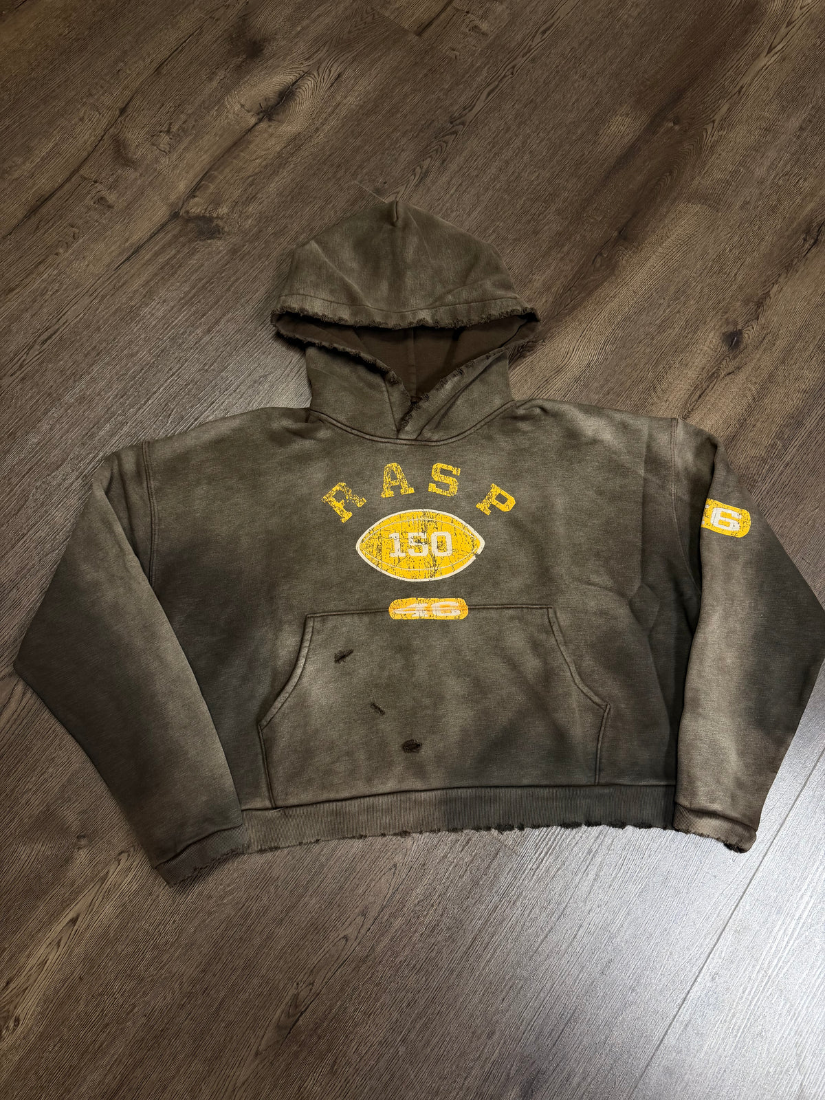 Raspberry Hills Brown Football Hoodie
