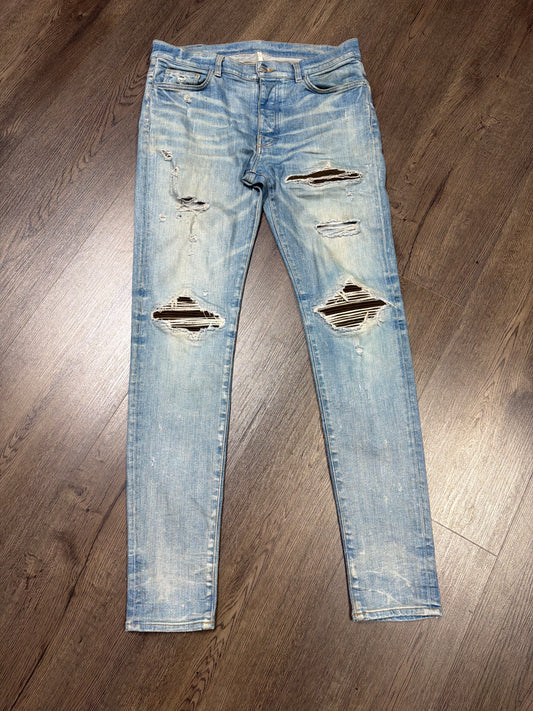 Amiri MX 1 Brown Patch