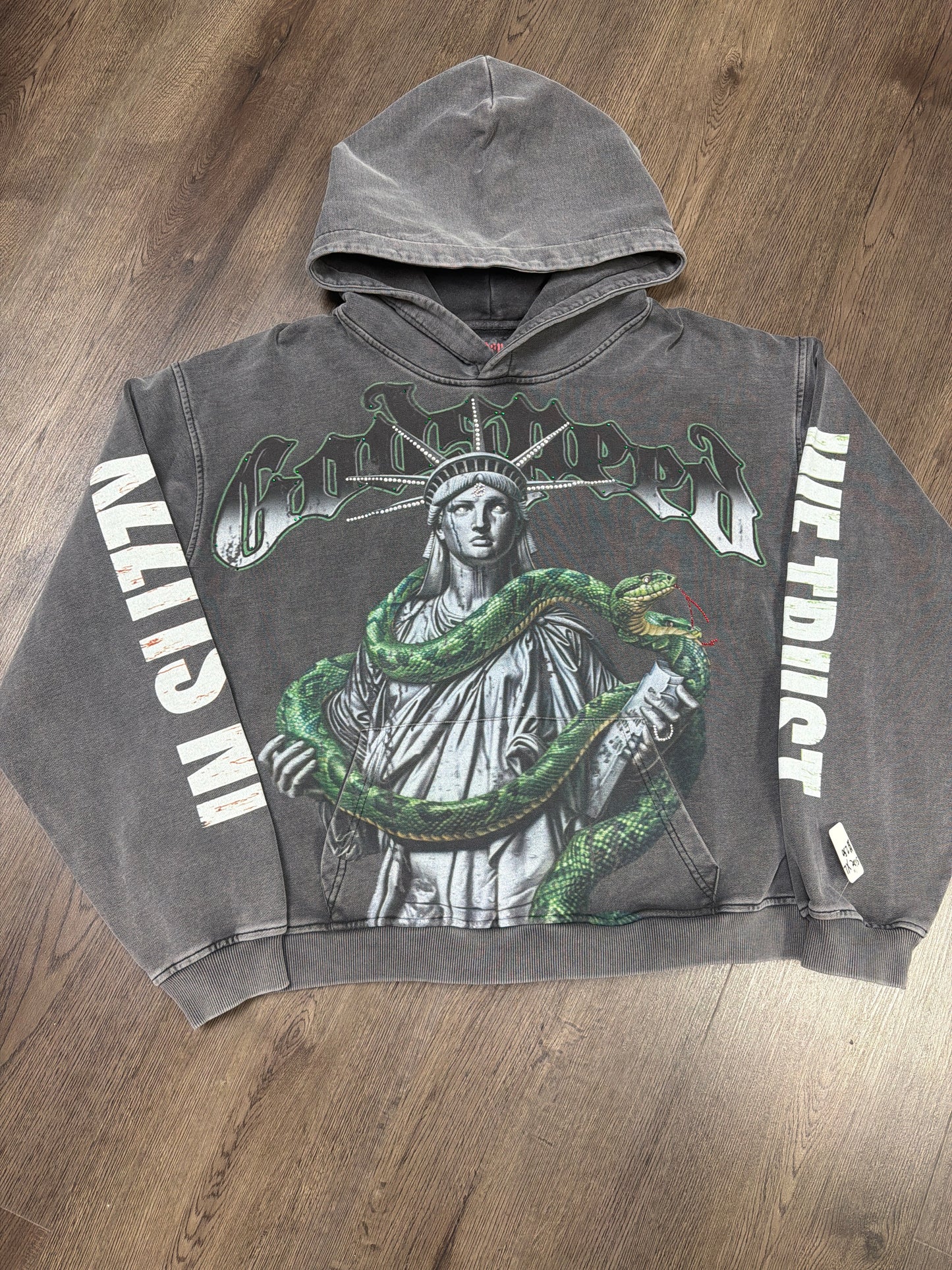 Godspeed Snake Statue of Liberty Hoodie