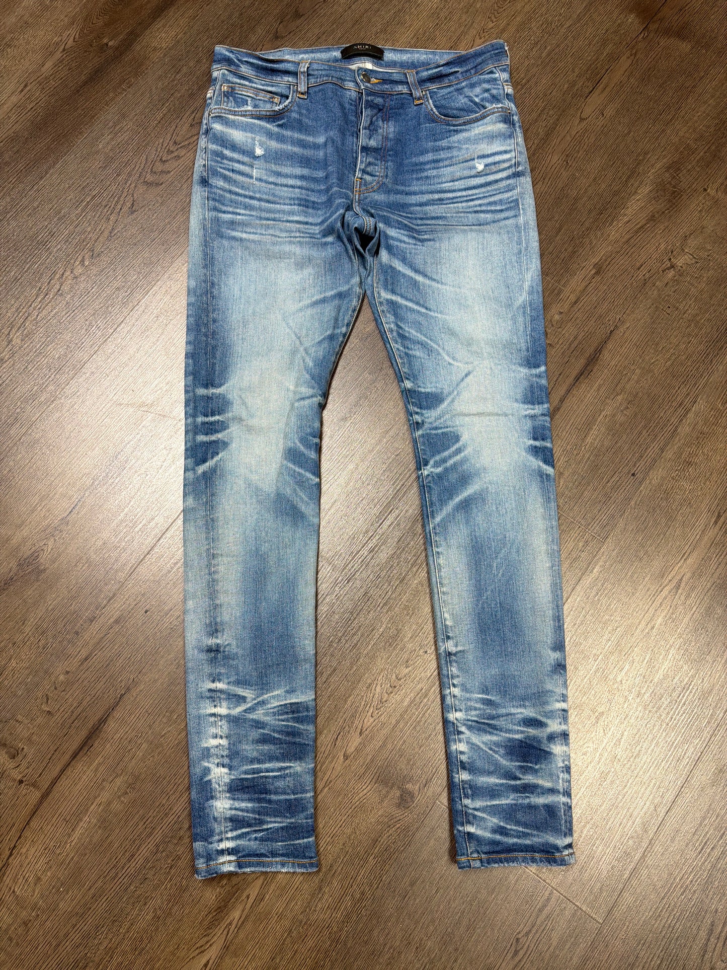 Amiri MX 1 Blue Plain Jane