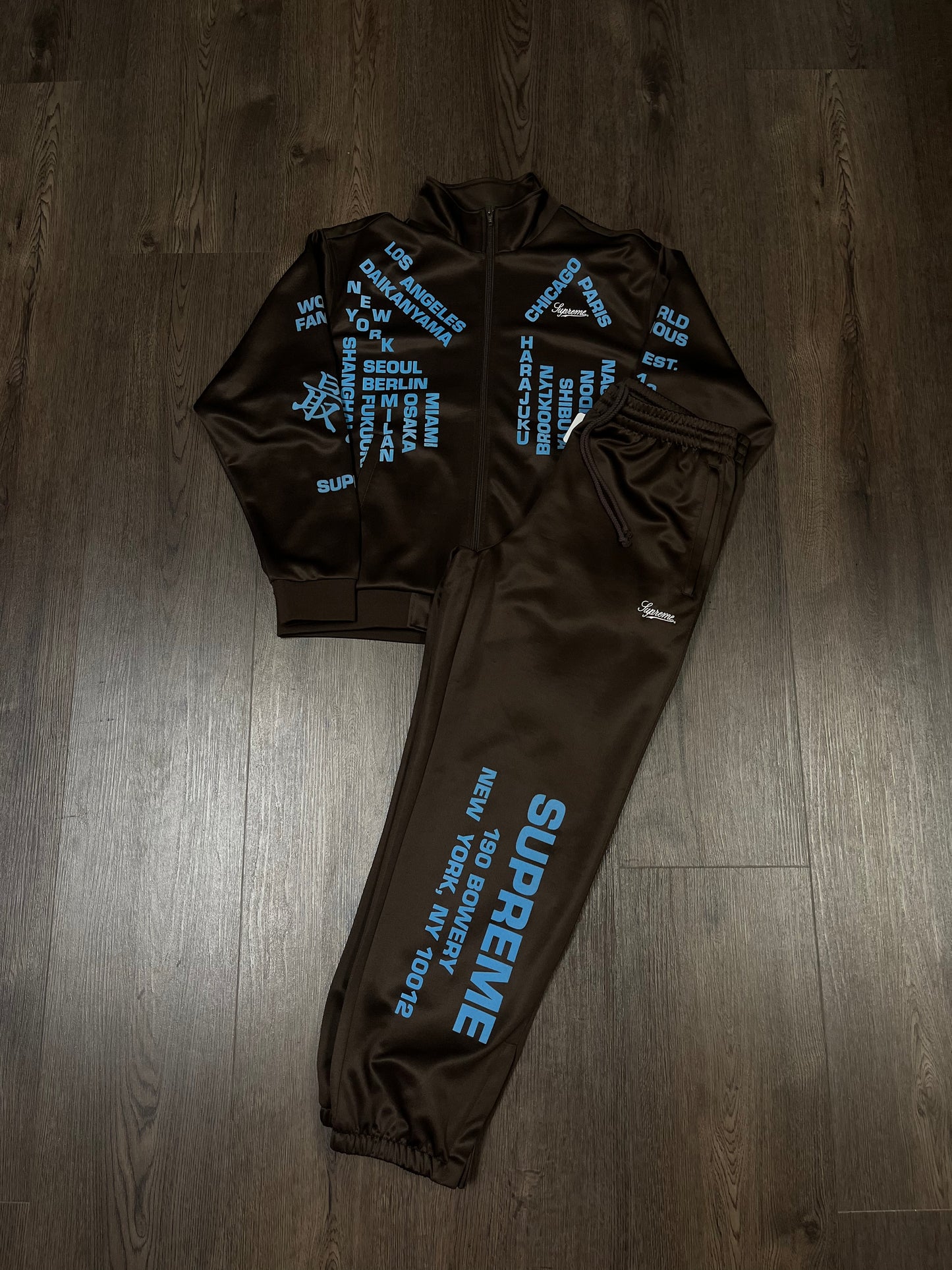 Supreme Brown Blue Worldwide Full Set