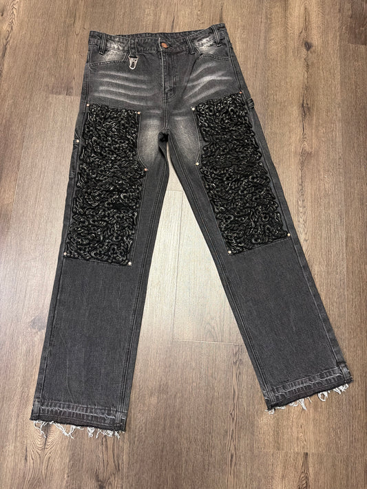 Fuck Em Black Carpenter Jeans