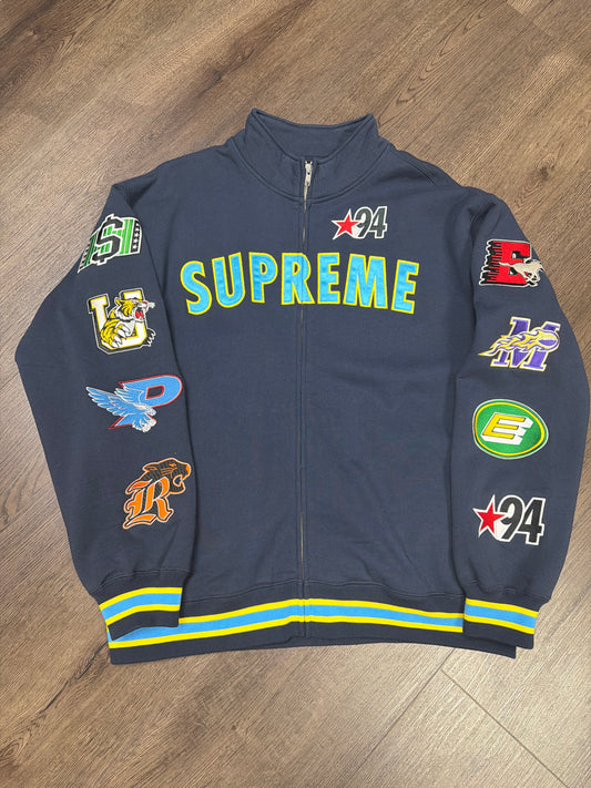 Supreme Navy Mascots Zip Up