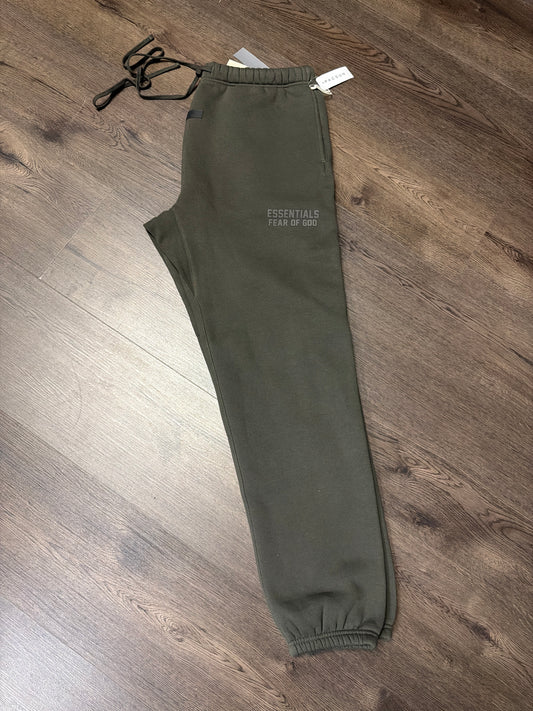 Fear of God Essentials Olive Green Jogger