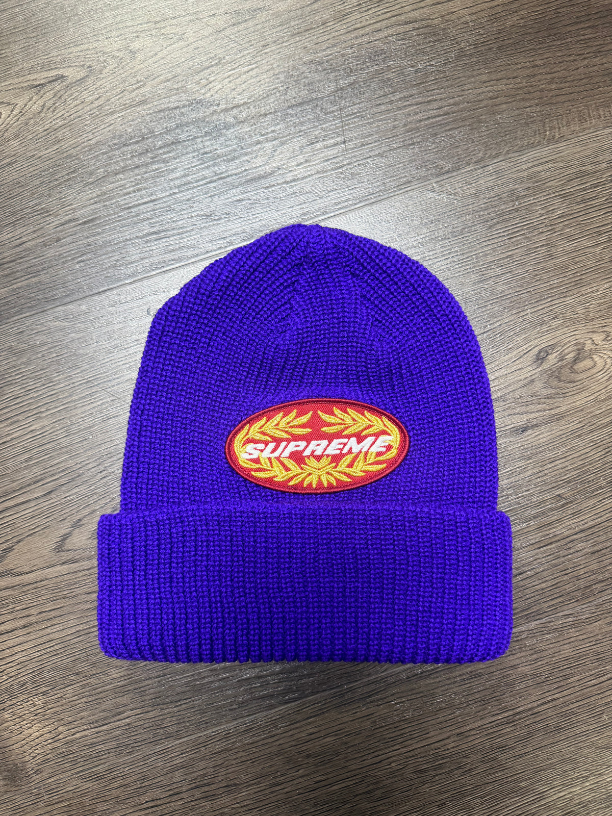 Supreme Purple Flake Beanie
