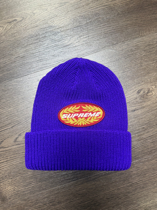 Supreme Purple Flake Beanie