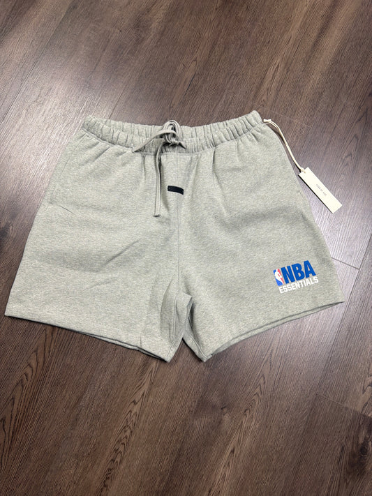 Fear of God Essentials x NBA Grey Shorts