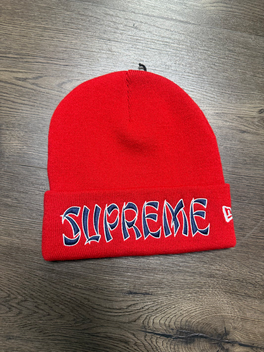 Supreme Red Action Beanie