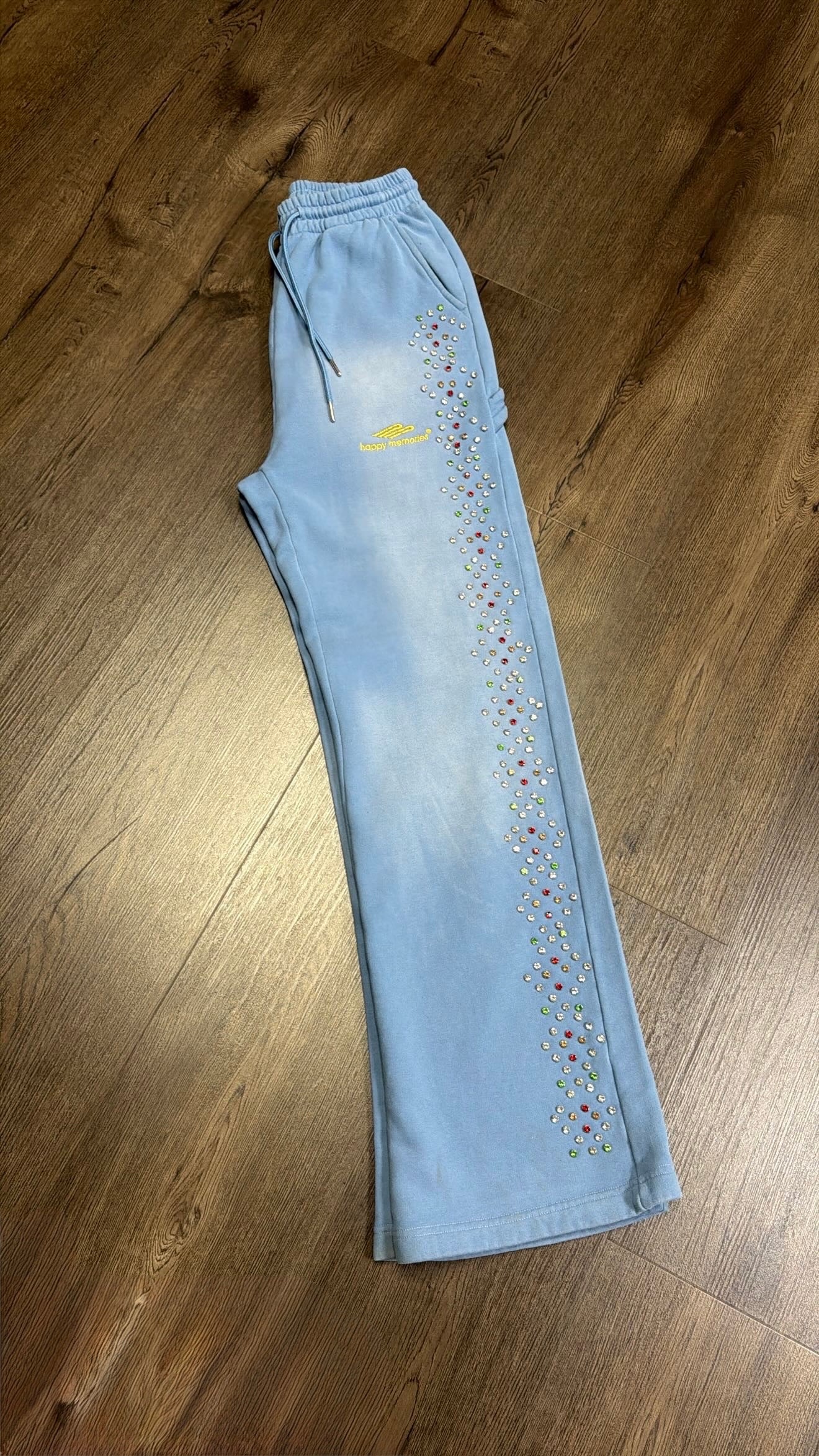 HMDD Blue Studded Sweatpants