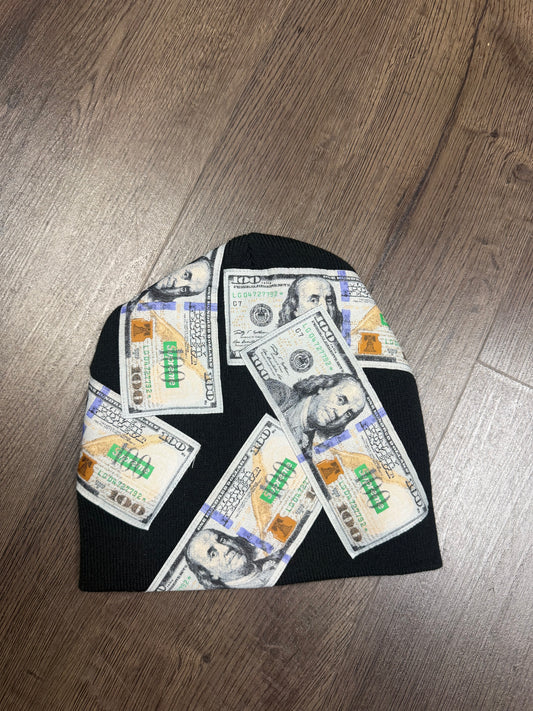 Supreme Black Money Beanie