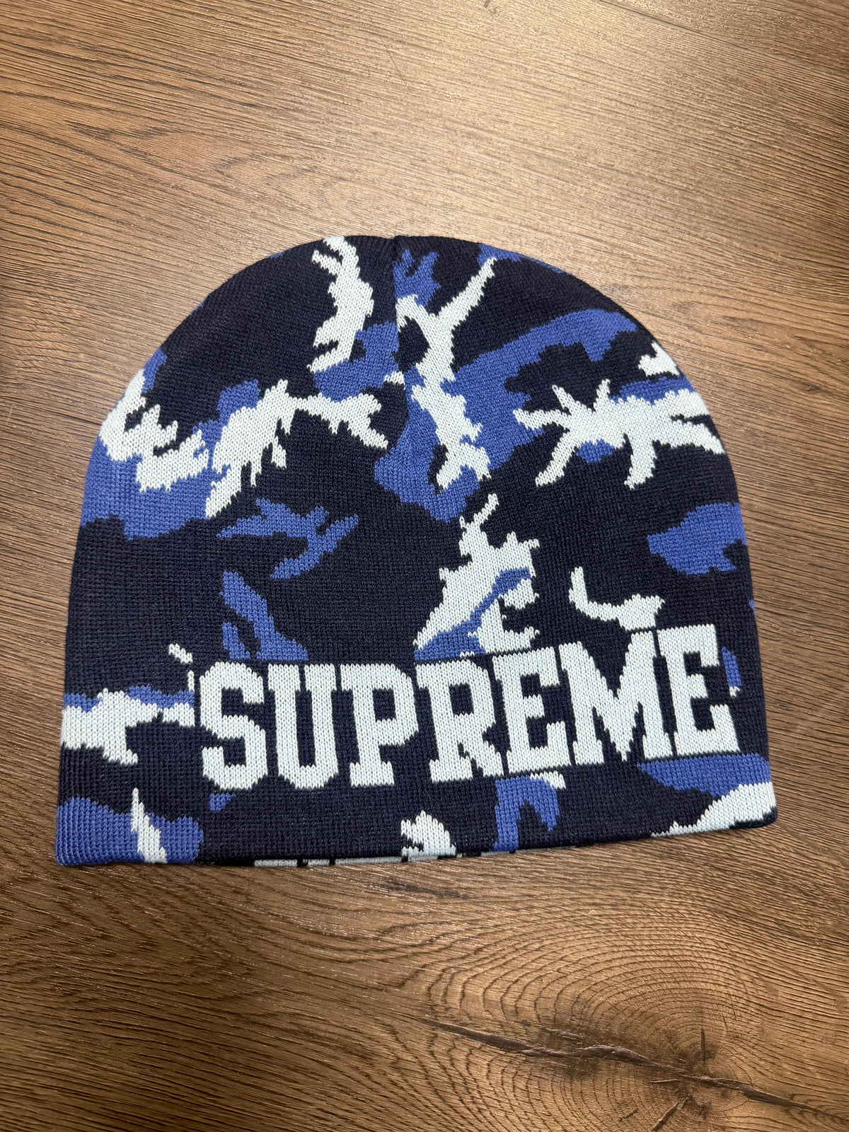Supreme Blue Camo Beanie