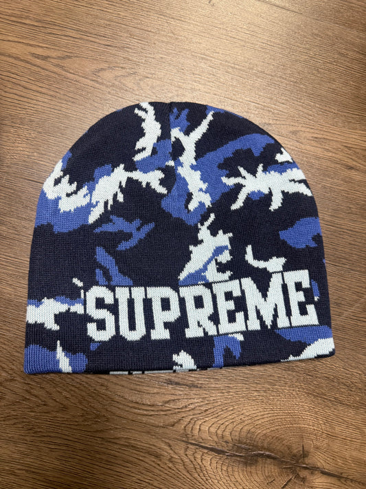 Supreme Blue Camo Beanie