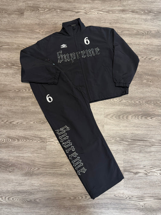 Supreme Rhinestone Black Track Set